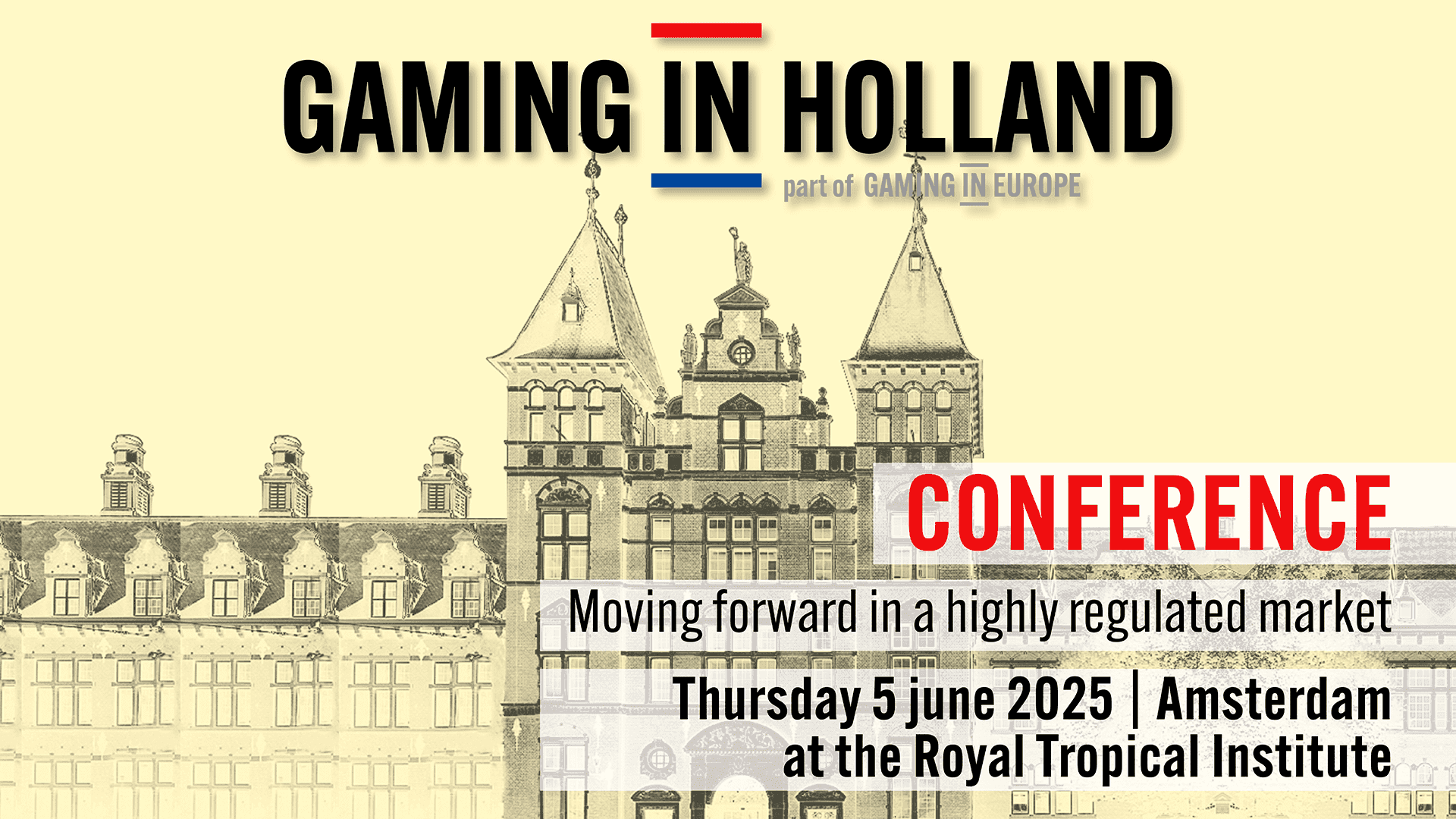 Gaming in Holland Conference announces new speakers, pre-conference program