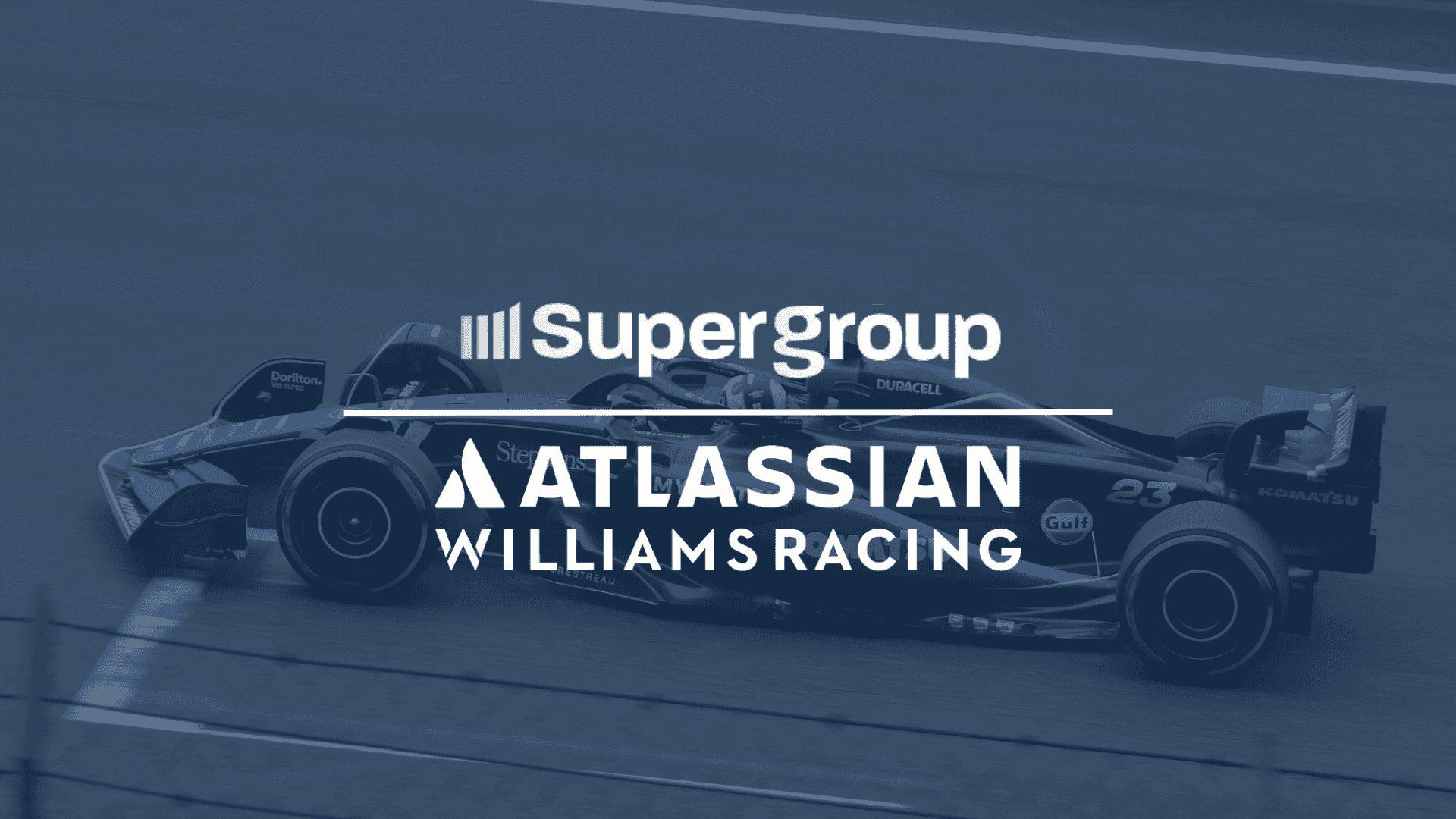 Super Group Joins Forces with Atlassian Williams Racing in Multi-Year Formula 1 Partnership