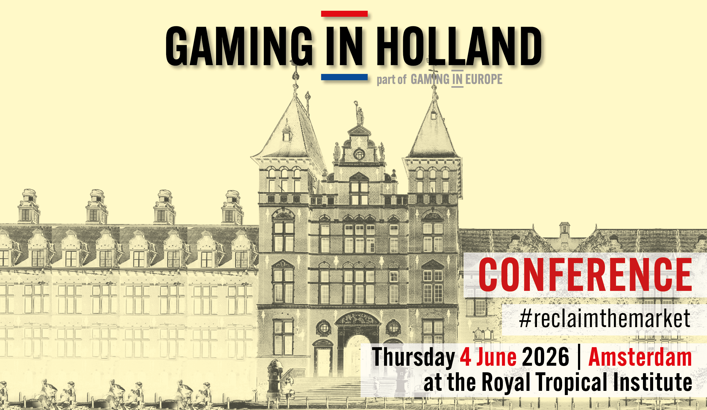 Gaming in Holland Conference agenda
